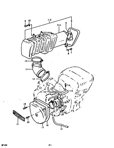 Suzuki genuine filter gp100 - suzuki,