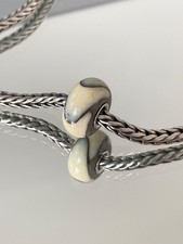 Trollbeads Authentic Grey Armadillo Retired Rare Old Bead