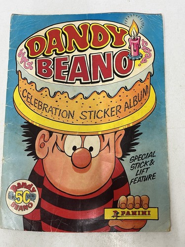 Panini sticker album - panini, dandy