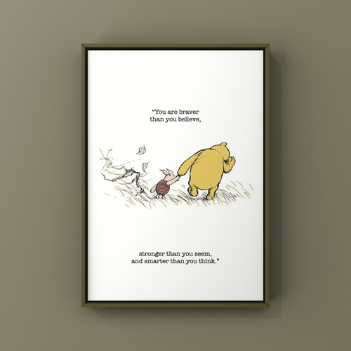 Winnie the pooh - pooh, print