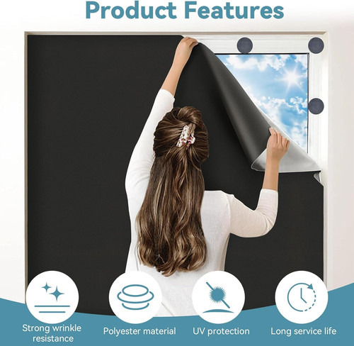 Magnetic blackout blinds - blackout,