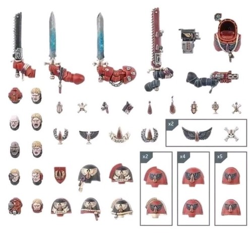 Blood angels upgrade sprue - angels,
