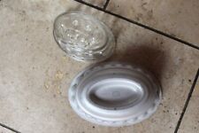 2 x jelly moulds metal