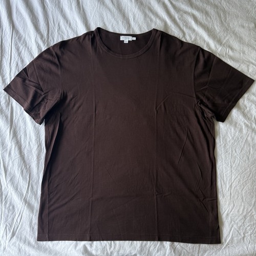 Sunspel plain cotton - plain, t-shirt