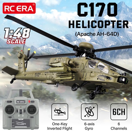 Apache 6ch rc helicopter - 1/48,