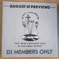 Disco Mix Club - August 87 Previews LP.