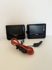 Curtis DVD8737UK Twin Screen Portable DVD Screens 7" Car Charger
