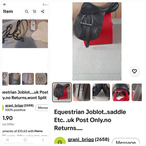 Equestrian joblot saddle uk - equestrian, joblot...saddle..uk