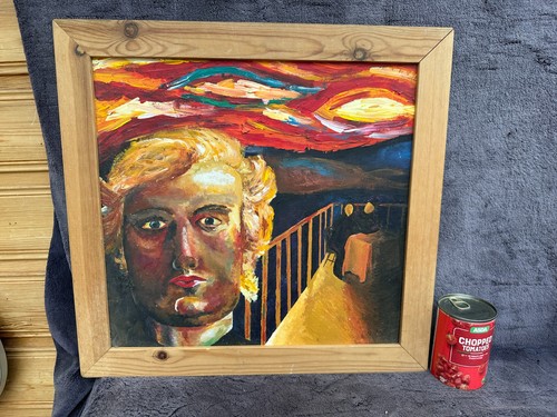 Unusual vintage framed - unusual,