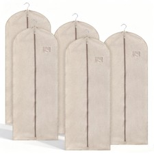 5 Pcs Cotton Garment Bags for