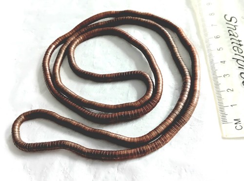Copper tone bendy - tone, snake