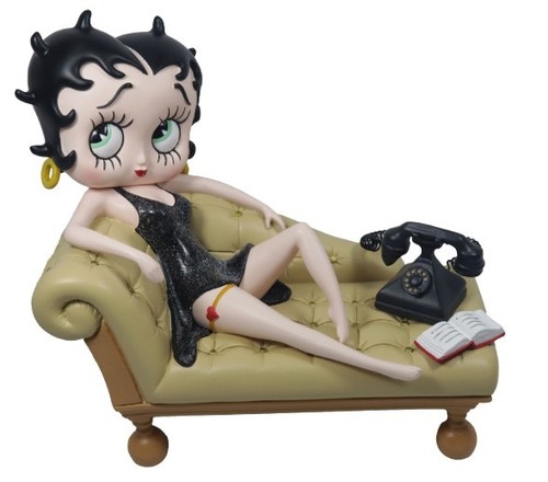 Betty boop cream chaise - boop,