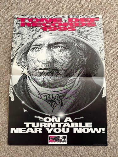 Tone def records 1995 poster - tone,