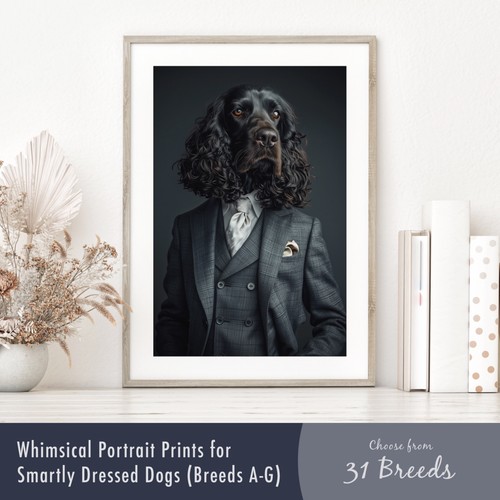 Smartly dressed dog portrait - dog,