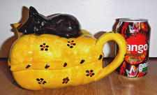 Tony Carter Teapot ~ Black Cat