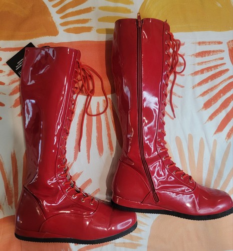 Men red patent leather - men's,