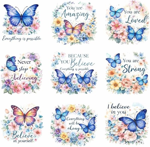 Motivational butterfly uv - 9x,