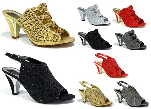 Womens diamante black sandals - womens,