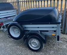 Brenderup 1150 camping trailer 2nd hand  with black lockable lid