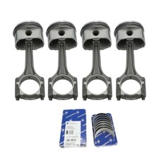 Pistons STD + Connecting Rods + Bearings for VW 1.8 T 06B107065N 06A198401 77581600 ARX BV
