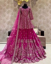 Lehenga Choli Party wear Pakistani lehnga designer Indian Wedding Readymade new