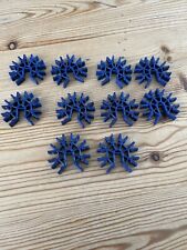 Job Lot : 10 K'NEX Pieces - KNEX Connector 7-way 3D Blue - #90907