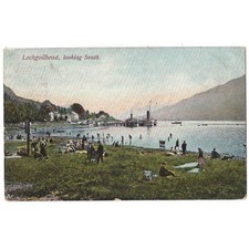 LOCHGOILHEAD Looking South, Argyllshire, Old Postcard by Hartmann Posted 1905