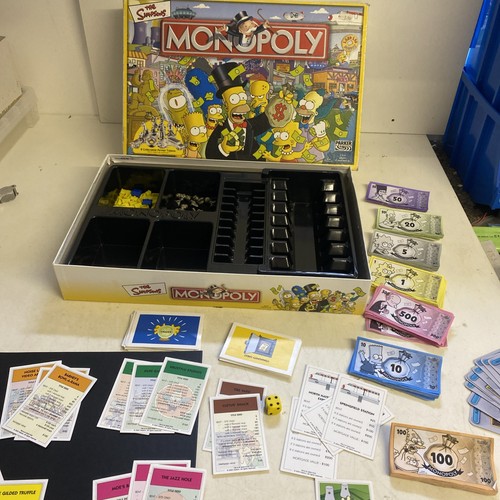 Simpsons monopoly - simpsons,