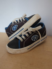 Heelys Classic Kids Shoes - Black/White/Blue BARELY USED UK12 US13C EU31