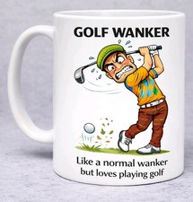 Funny Golf Mug  Rude Golfer