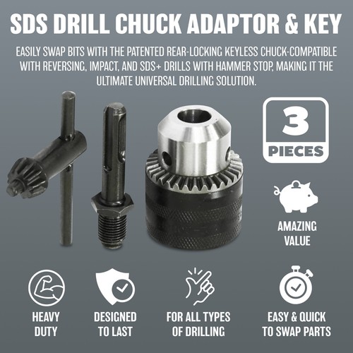 3pc sds drill chuck - sds,