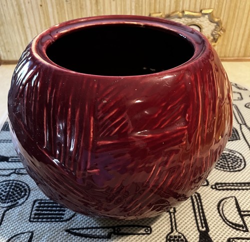 Vintage mccoy usa burgundy red - mccoy,