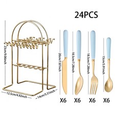 24pc Stainless Steel Cutlery