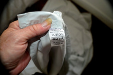 100% COTTON MARKS & SPENCERS FLAT BED SHEET SPEARMINT DOUBLE 84" X 83"  VGC