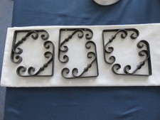 6 Wrought Iron Shelf Brackets