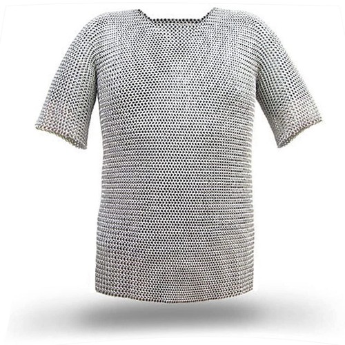 Medieval aluminum chainmail - aluminum,