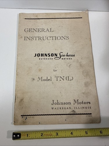 General instructions johnson - general,
