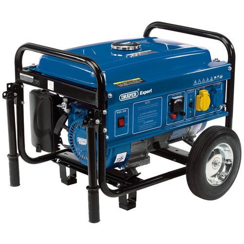 Petrol generator with wheels - with,