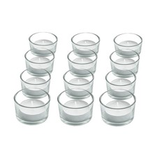 SET OF 12 CIRCLE TEA LIGHT