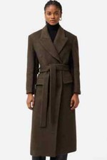 Jigsaw Ladies Italian Wool Maxi City Coat New With Tags
