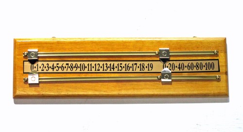 Snooker scoreboard oak - snooker,