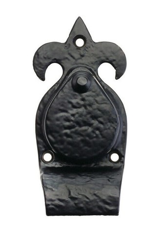 Black antique fleur - black,
