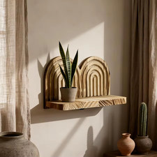 Modern Floating Shelf Wall
