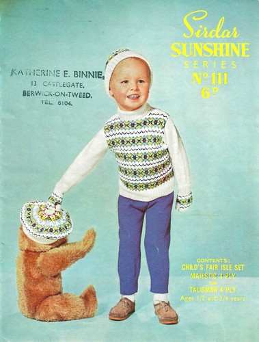 Vintage knitting pattern - vintage,