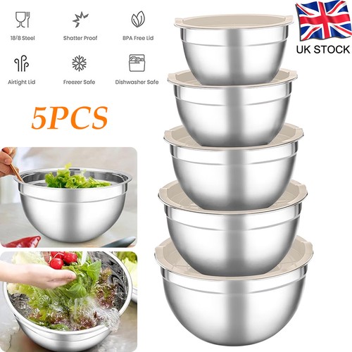 5pcs stainless steel - stainless, mixing