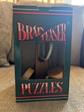 Vintage wooden Brain Teaser Puzzle - from Channel Craft (Made in USA)