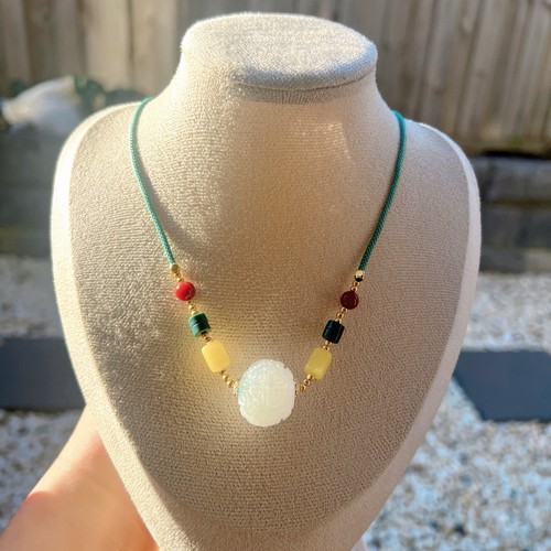 Beautiful necklace with big - necklace,