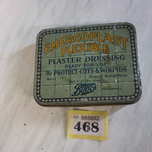 Emergoplast vintage tin - vintage, from