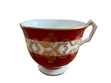 Aynsley Gold And Burgundy Red