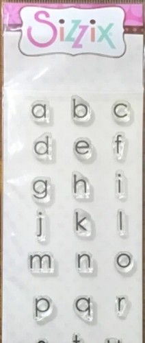 Sizzix clear polymer stamp set - sizzix,